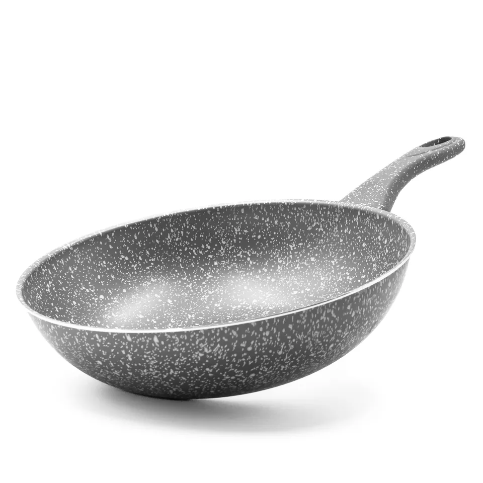 zanetti-pietra-rara-wok-antiaderente-28-cm-made-in-italy image 1