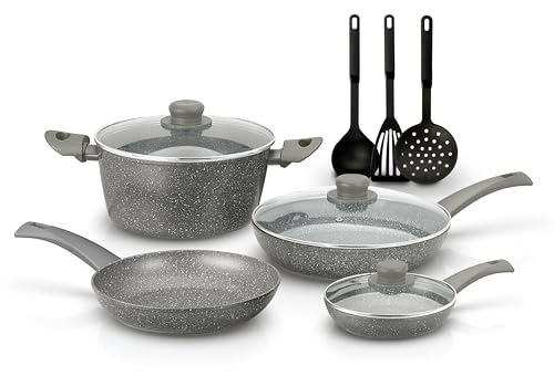 zanetti-durapietra-batteria-pentole-induzione-10-pezzi-con-padelle-20-24-28-cm image 3