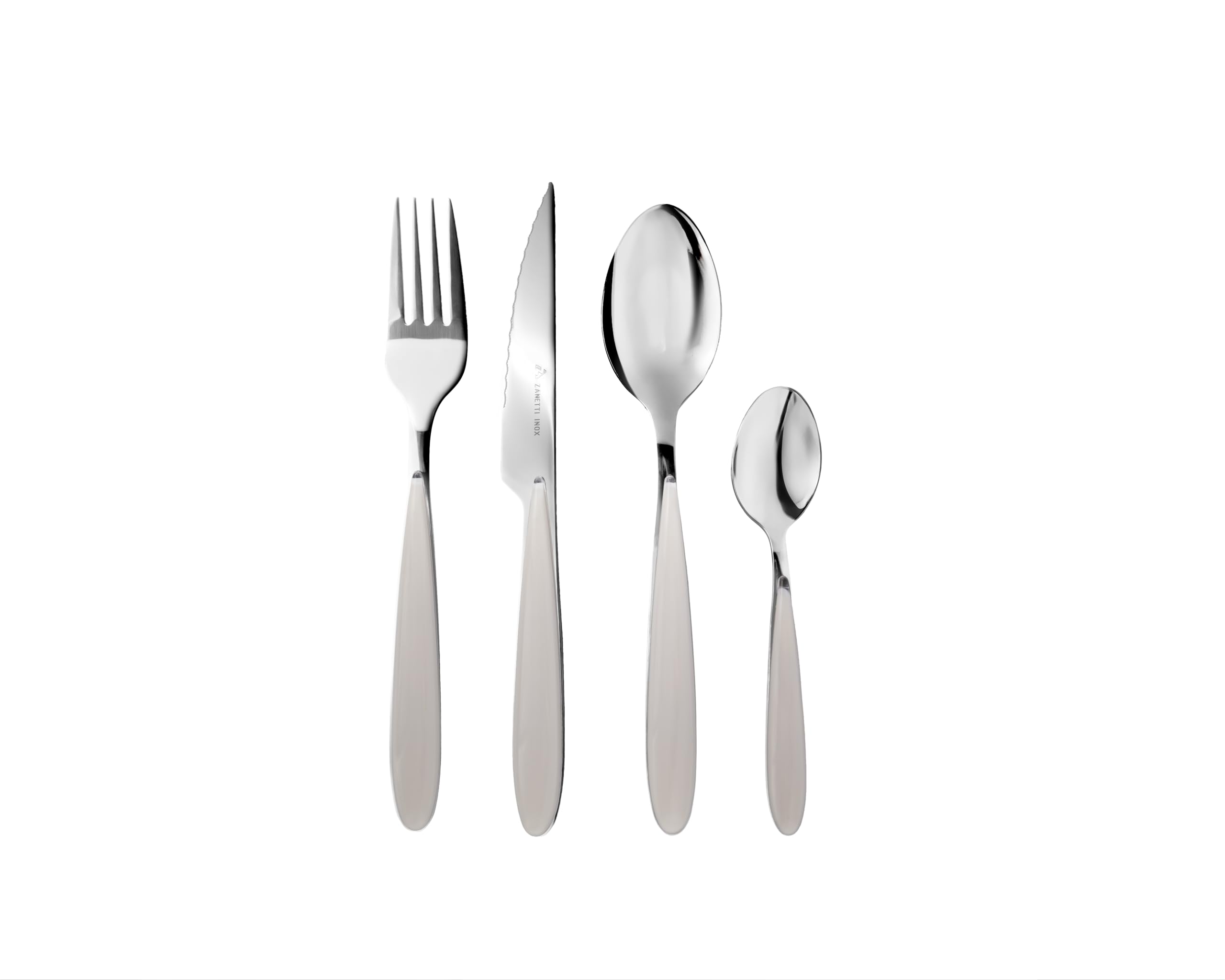 zanetti-elegance-set-posate-24-pezzi-acciaio-inox-manico-verde-abs image 6