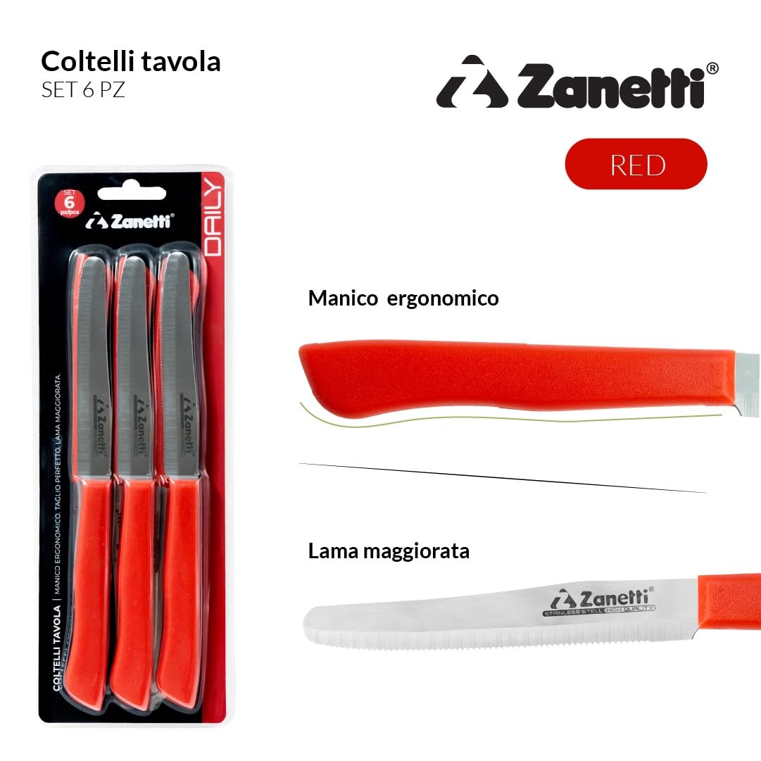 zanetti-daily-set-6-coltelli-da-tavola-rossi-lama-11-cm image 4