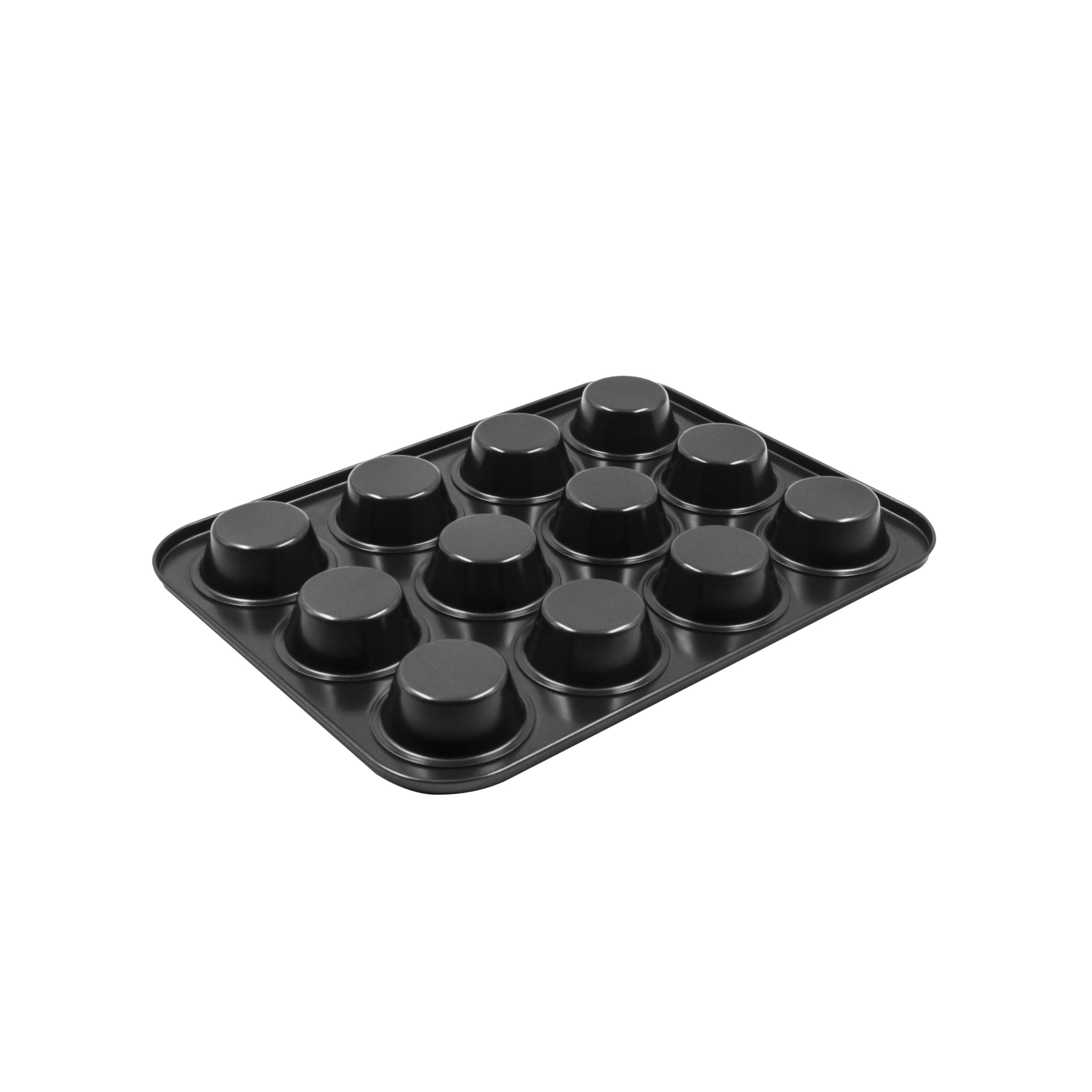 zanetti-stampo-12-muffin-in-carbon-steel-antiaderente-35x26-5-cm-nero image 7