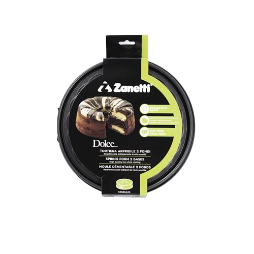 zanetti-tortiera-apribile-24-cm-h-7-cm-carbon-steel-nero-con-2-fondi image 6