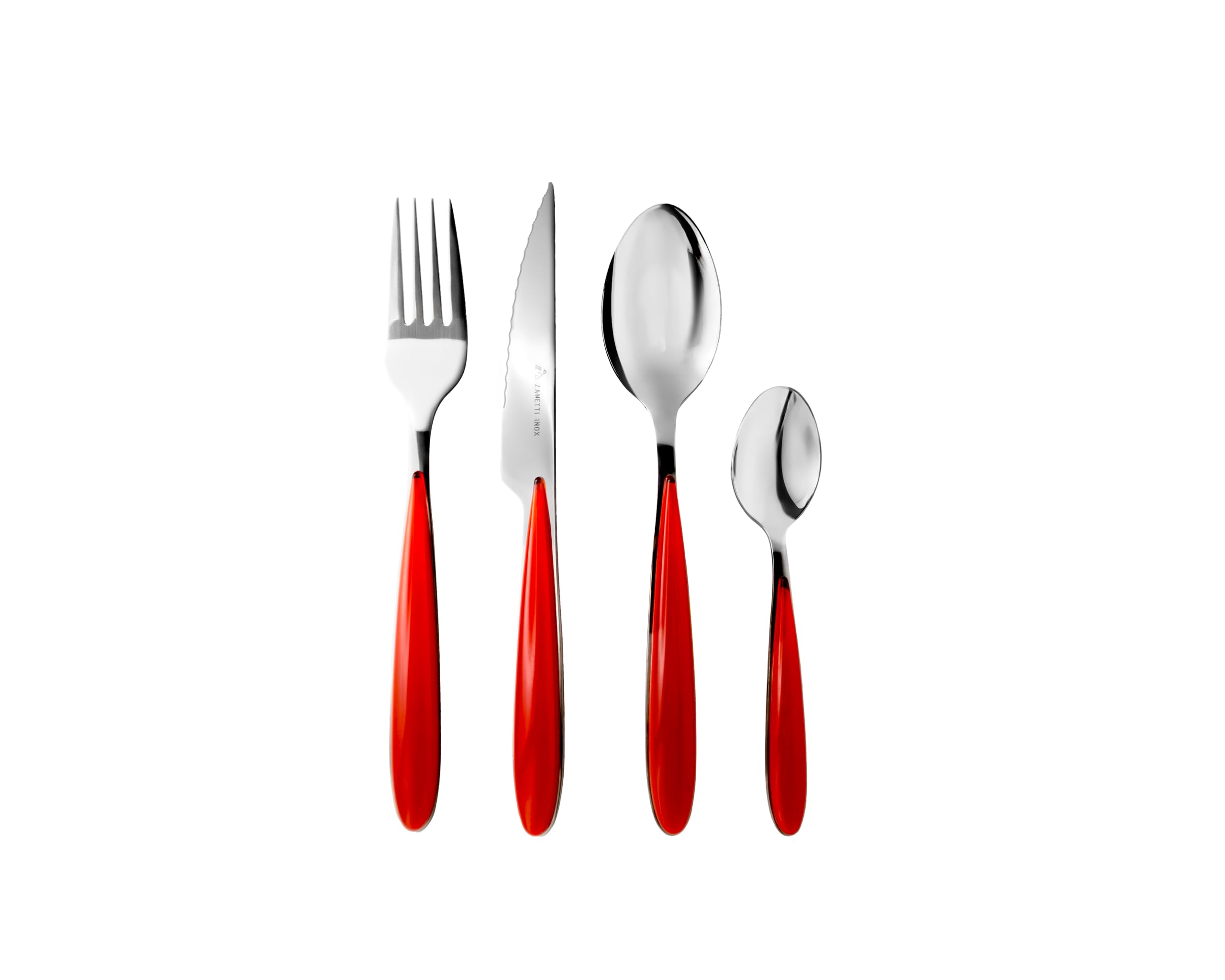 zanetti-elegance-set-posate-24-pezzi-acciaio-inox-manico-verde-abs image 7