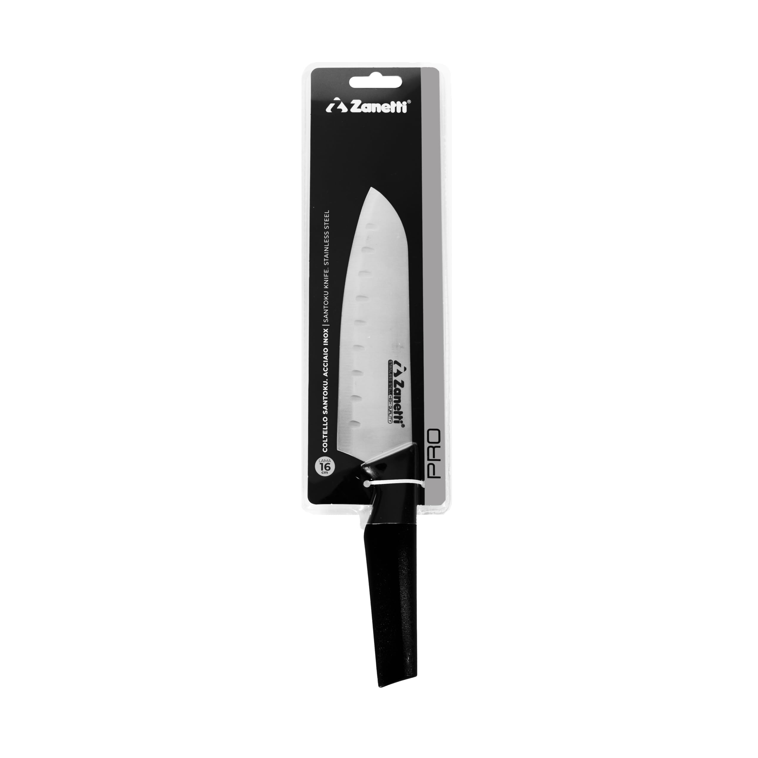 zanetti-pro-coltello-santoku-16-cm-in-acciaio-inox-lucido image 2
