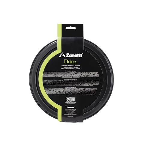 zanetti-tortiera-apribile-24-cm-h-7-cm-carbon-steel-nero-con-2-fondi image 7