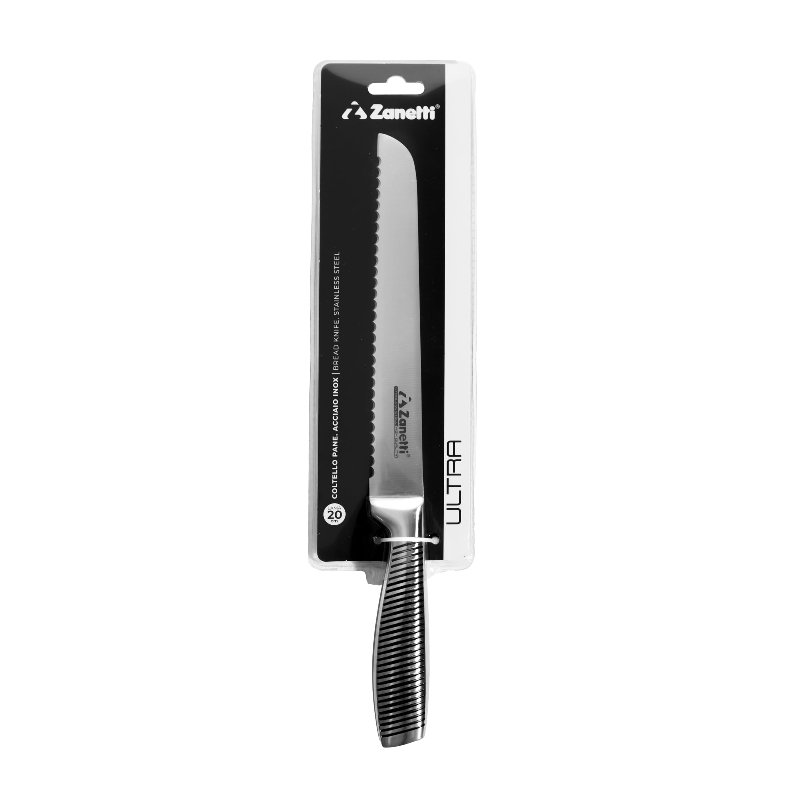 zanetti-ultra-coltello-pane-in-acciaio-inox-lama-seghettata-20-cm image 2