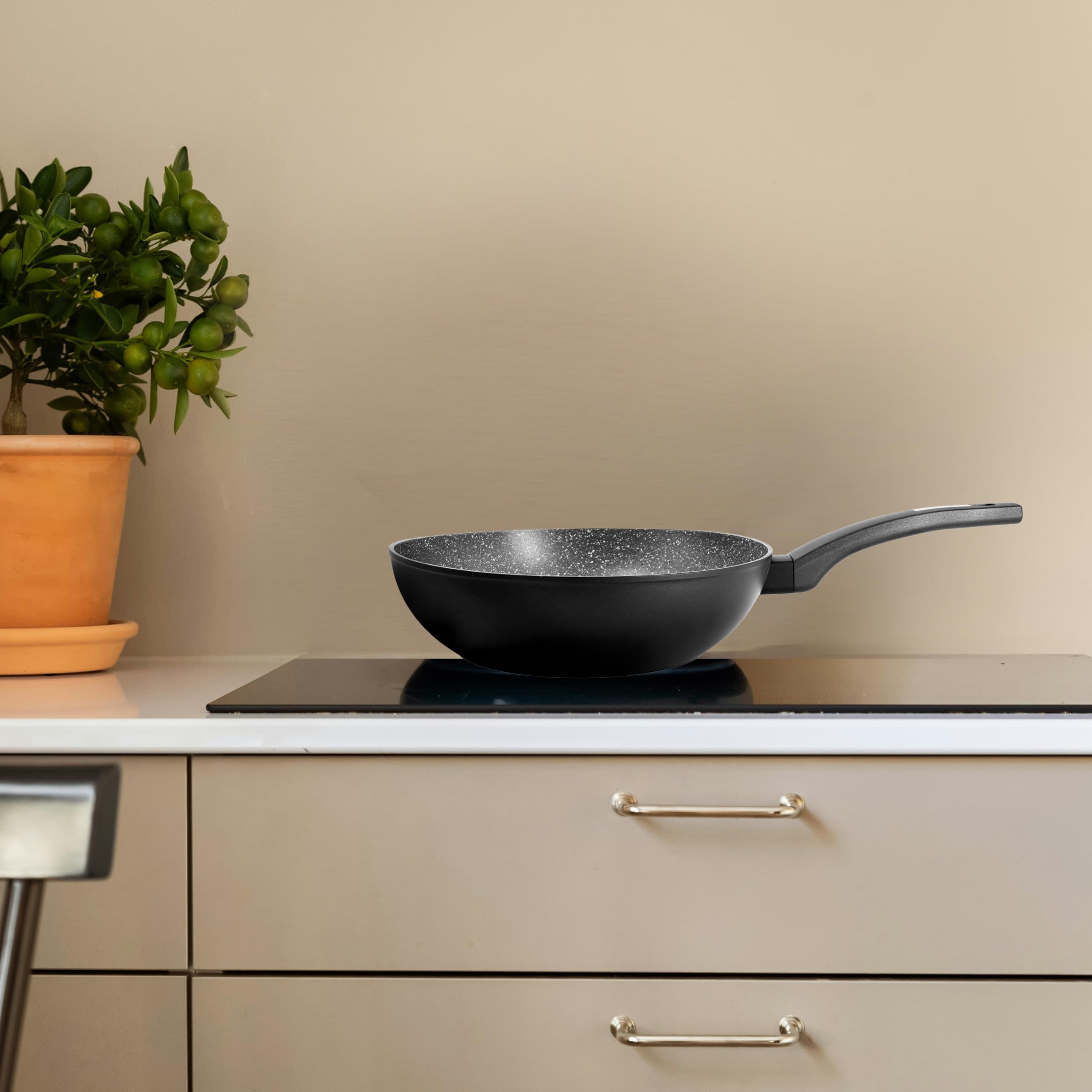 zanetti-padella-wok-durapietra-black-28-cm-antiaderente-induzione-grigio-scuro image 7