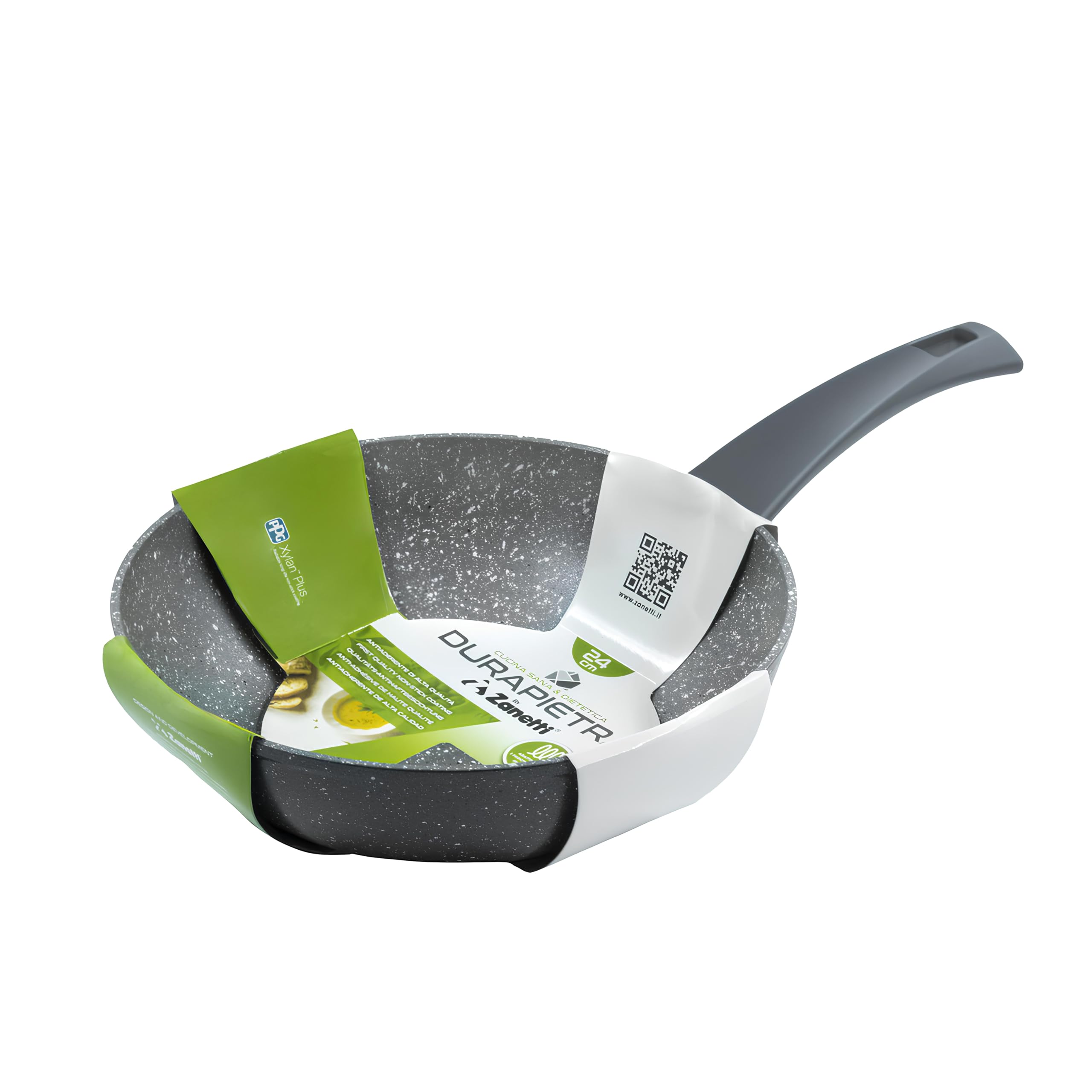 zanetti-durapietra-wok-antiaderente-24-cm-induzione-grigio image 5