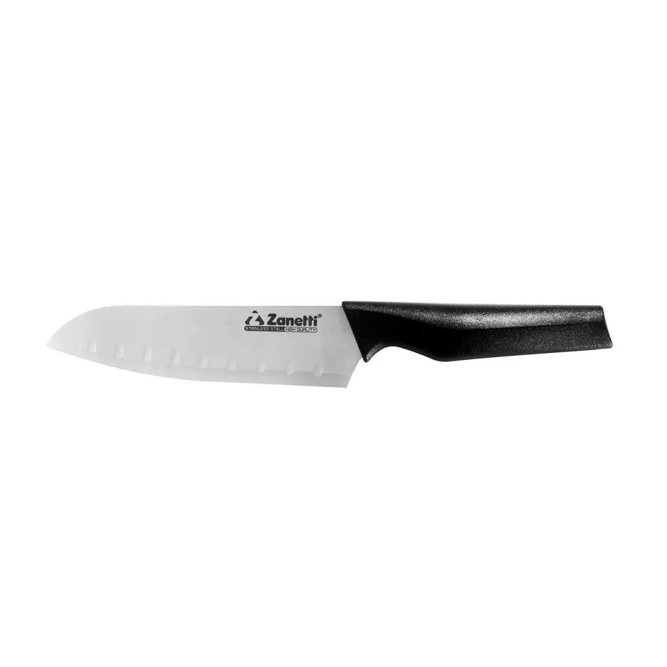 zanetti-pro-coltello-santoku-16-cm-in-acciaio-inox-lucido image 1
