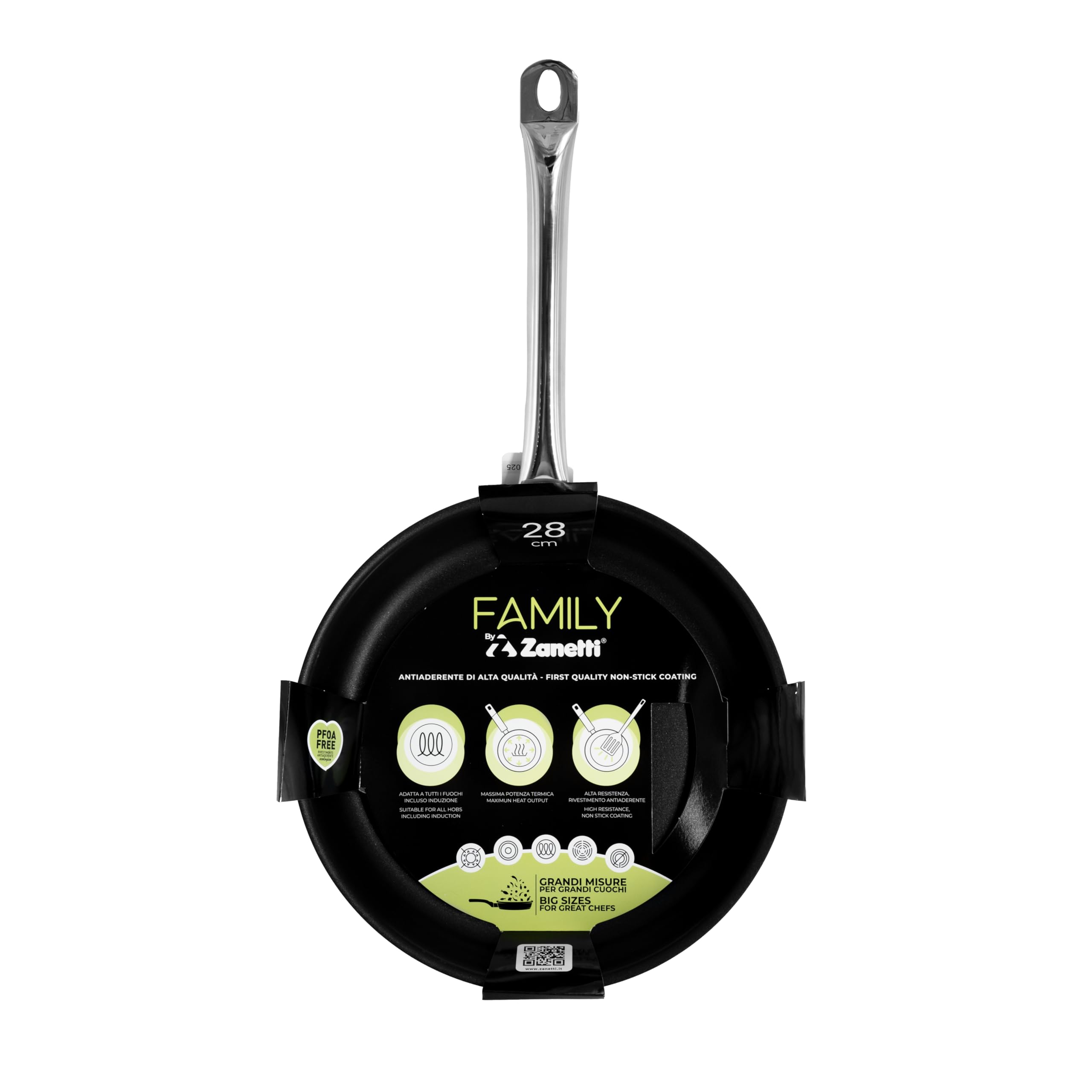 zanetti-padella-antiaderente-28-cm-in-alluminio-2-5-mm-per-induzione-con-manico- image 2