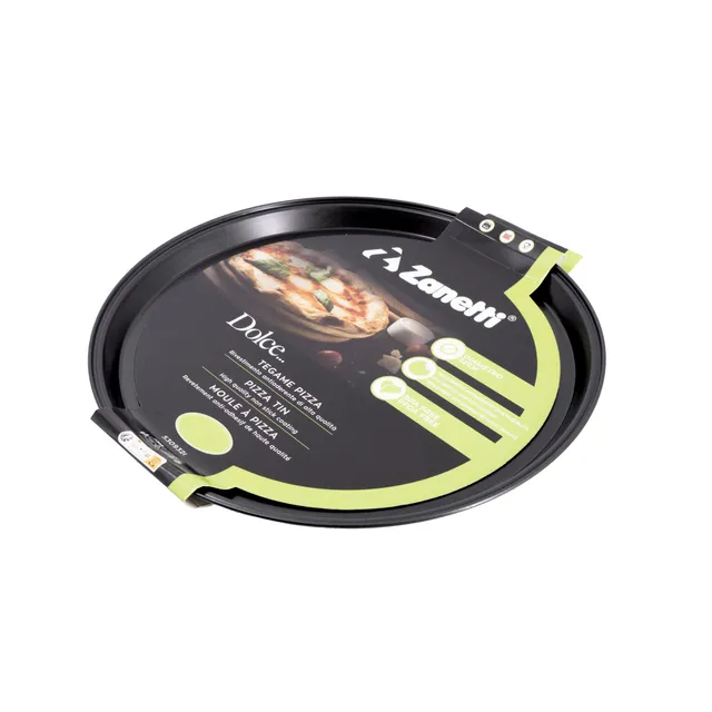 zanetti-teglia-pizza-rotonda-32-cm-in-carbon-steel-antiaderente-nero image 1
