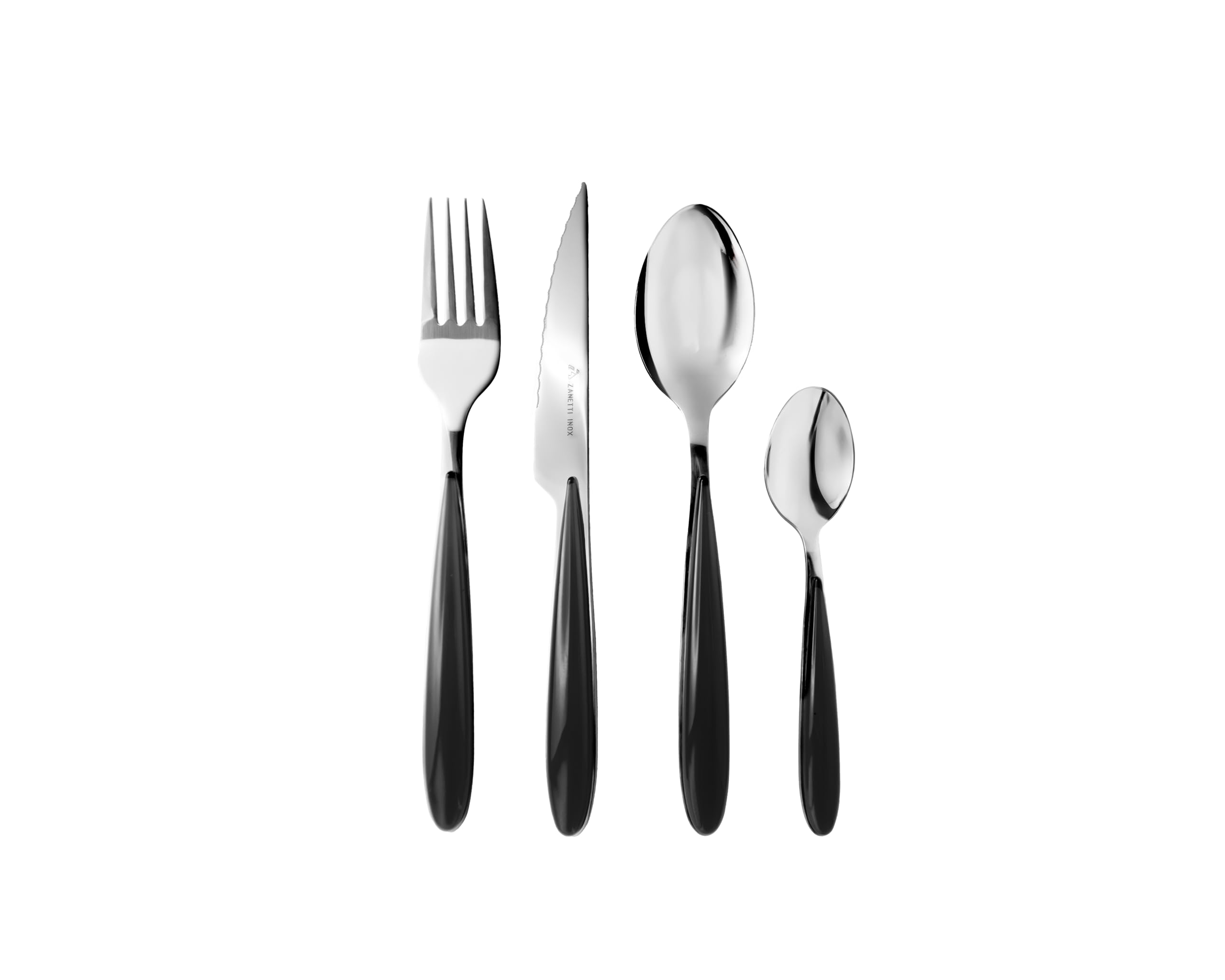 zanetti-elegance-set-posate-24-pezzi-acciaio-inox-manico-verde-abs image 8