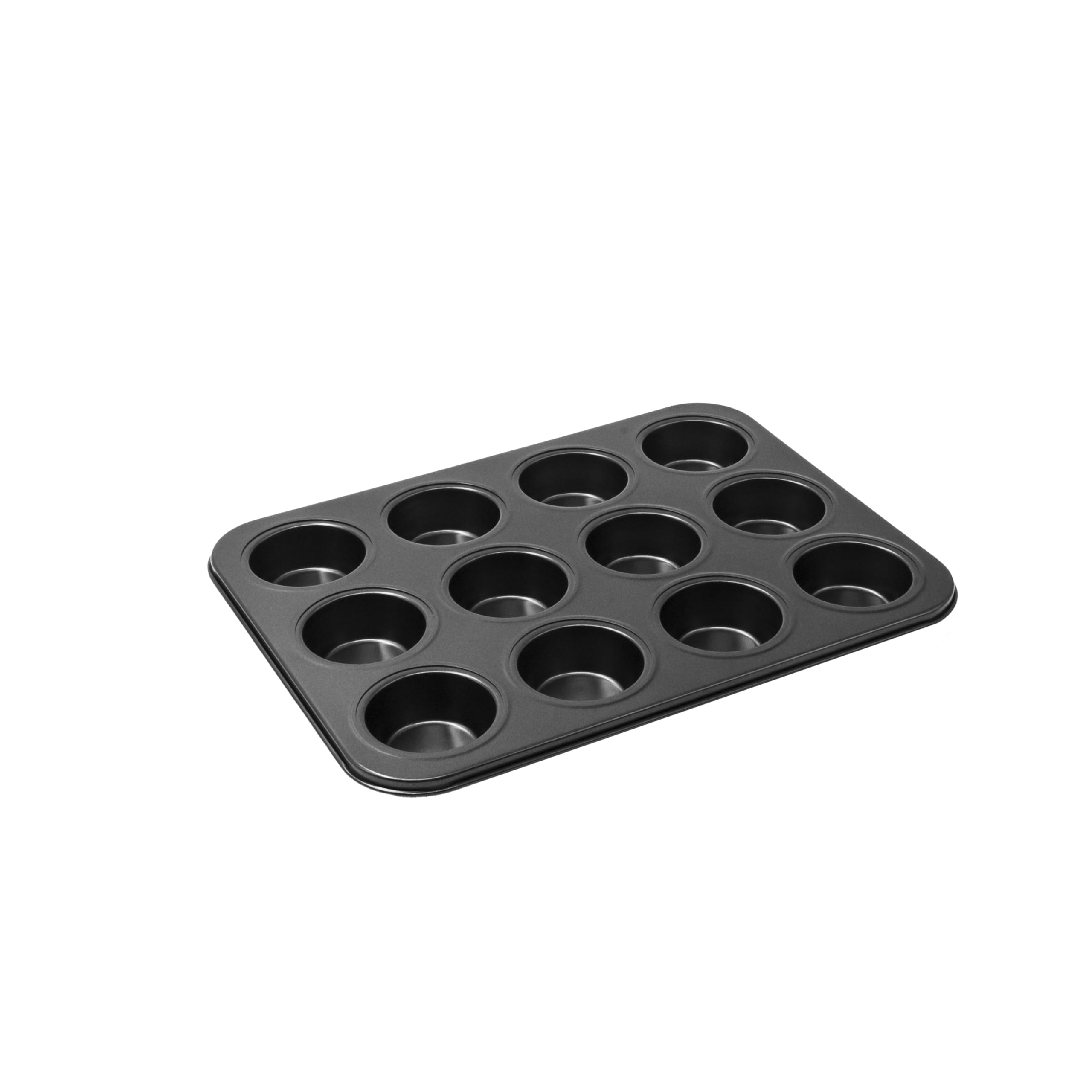 zanetti-stampo-12-muffin-in-carbon-steel-antiaderente-35x26-5-cm-nero image 4