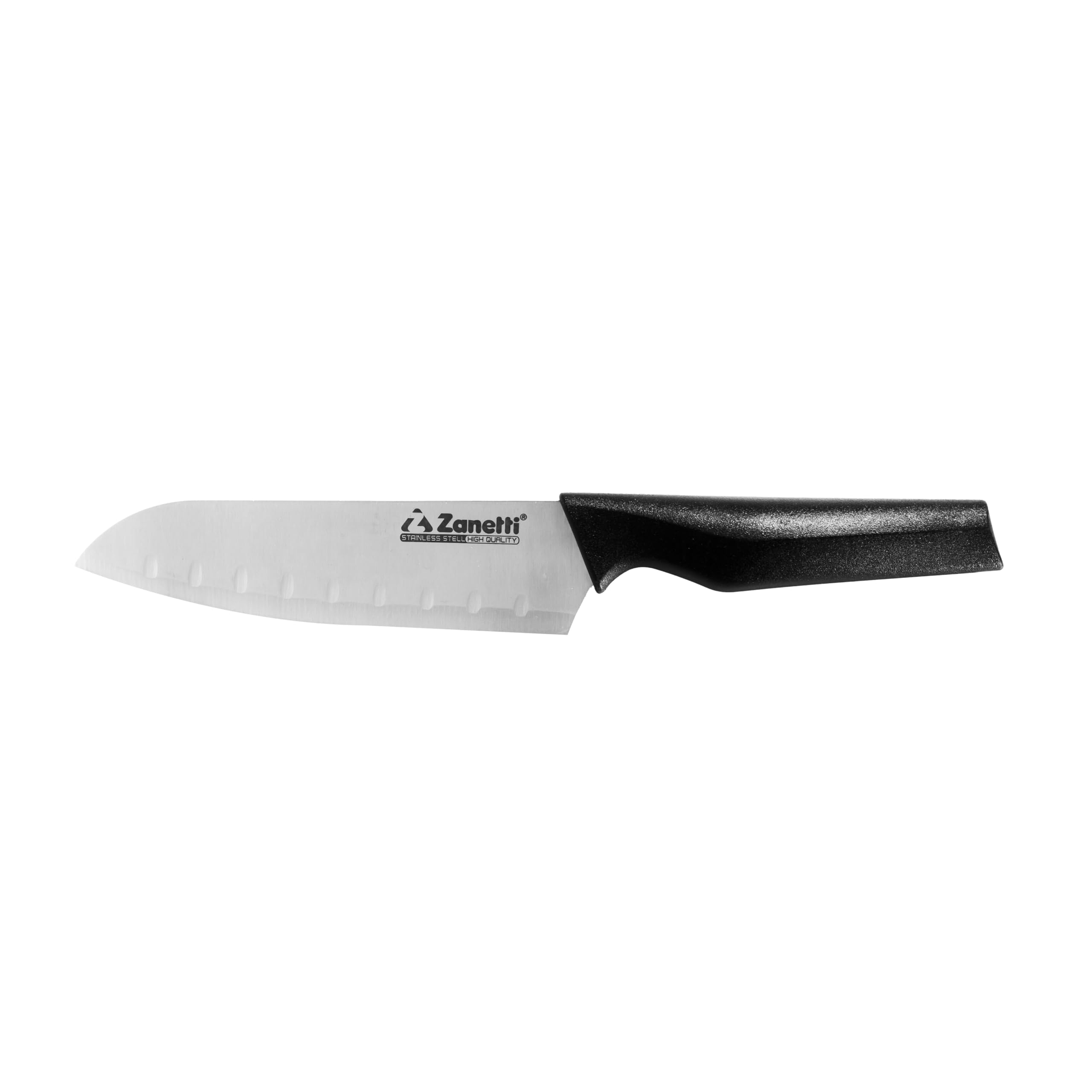 zanetti-pro-coltello-santoku-16-cm-in-acciaio-inox-lucido image 1