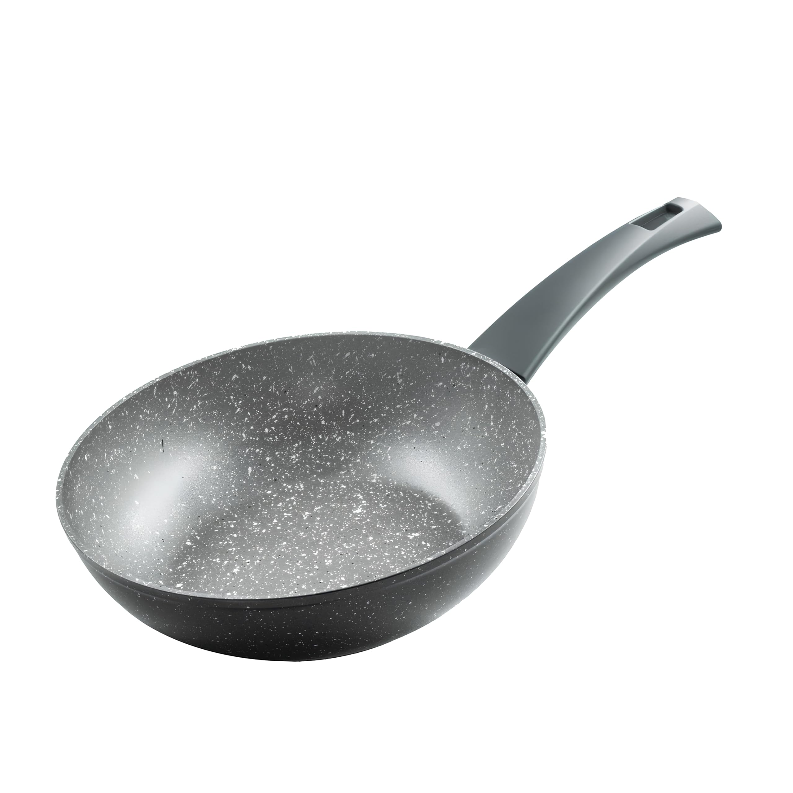 zanetti-durapietra-wok-antiaderente-24-cm-induzione-grigio image 1