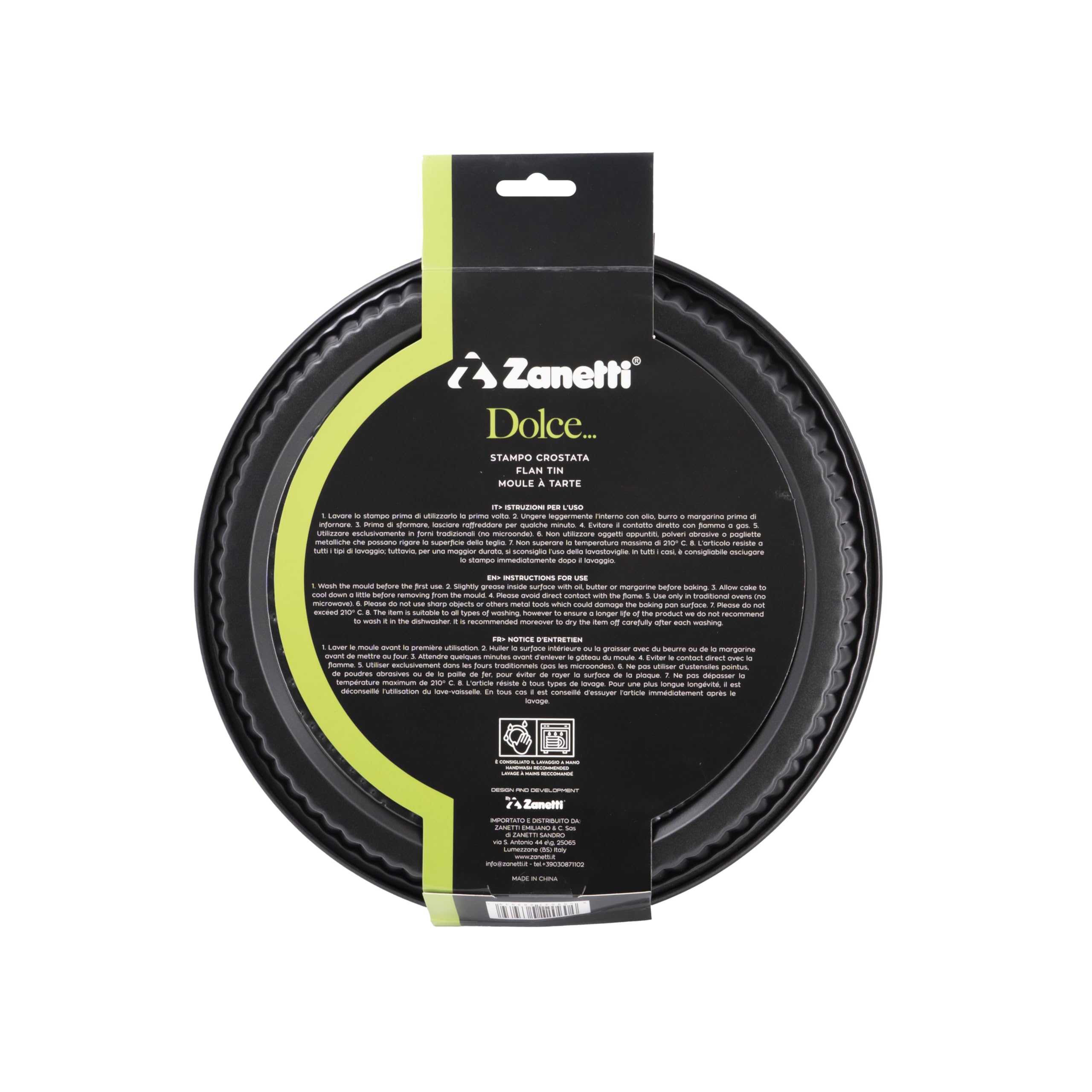 zanetti-stampo-crostata-28-cm-in-carbon-steel-antiaderente-nero image 3
