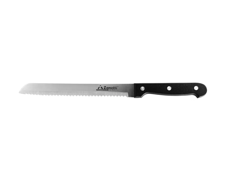 zanetti-classic-coltello-pane-in-acciaio-inox-lama-seghettata-20-cm image 1