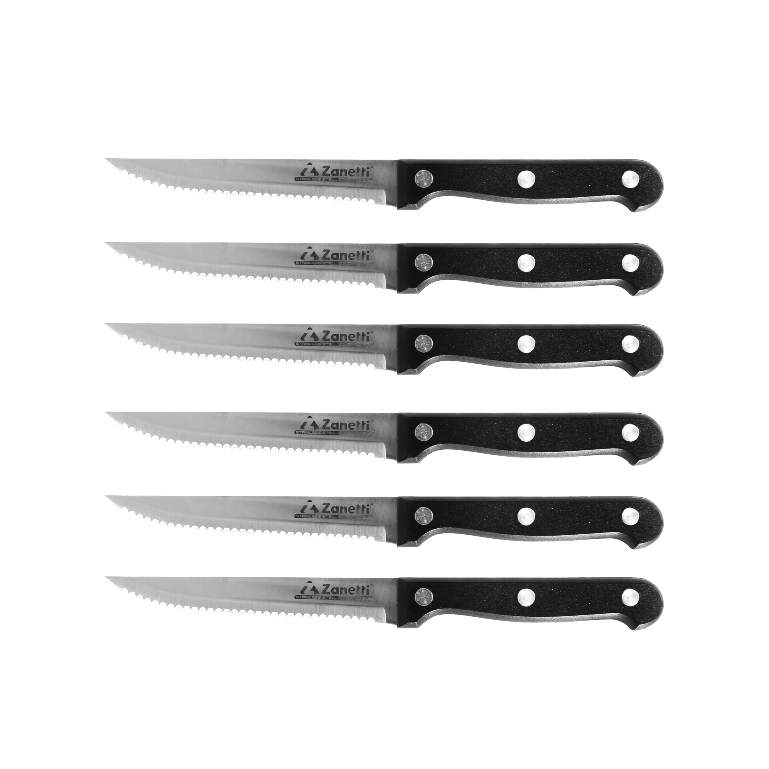 zanetti-classic-set-6-coltelli-bistecca-acciaio-inox-lama-11-cm image 1