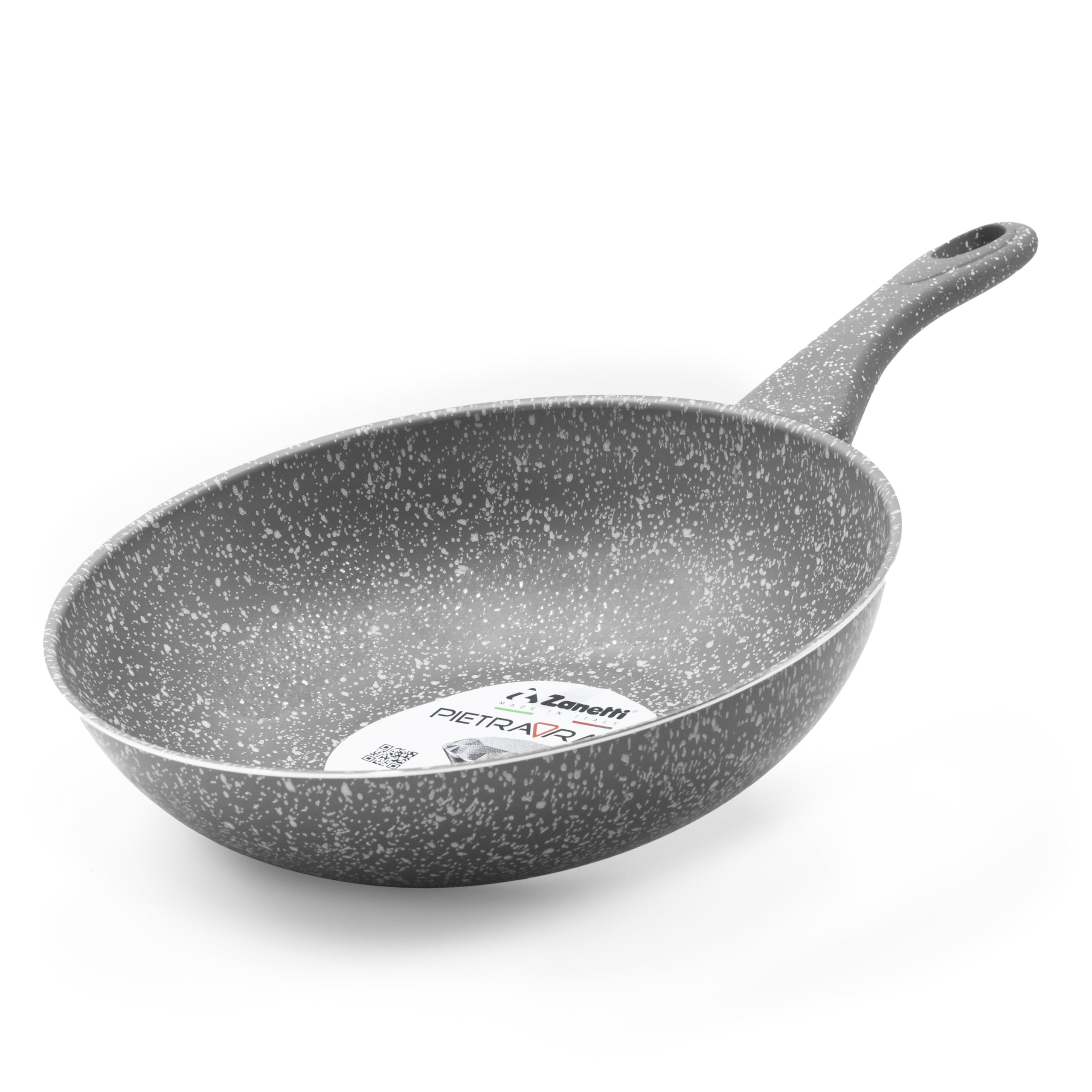 zanetti-pietra-rara-wok-antiaderente-28-cm-made-in-italy image 6