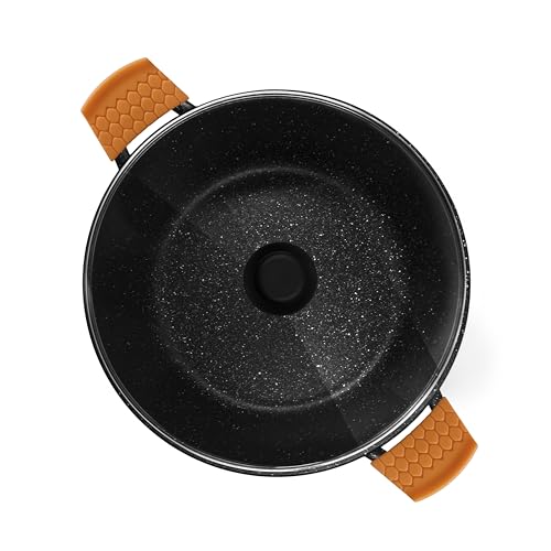 zanetti-casseruola-xl-chef-28-cm-pressofusa-antiaderente-con-coperchio image 8
